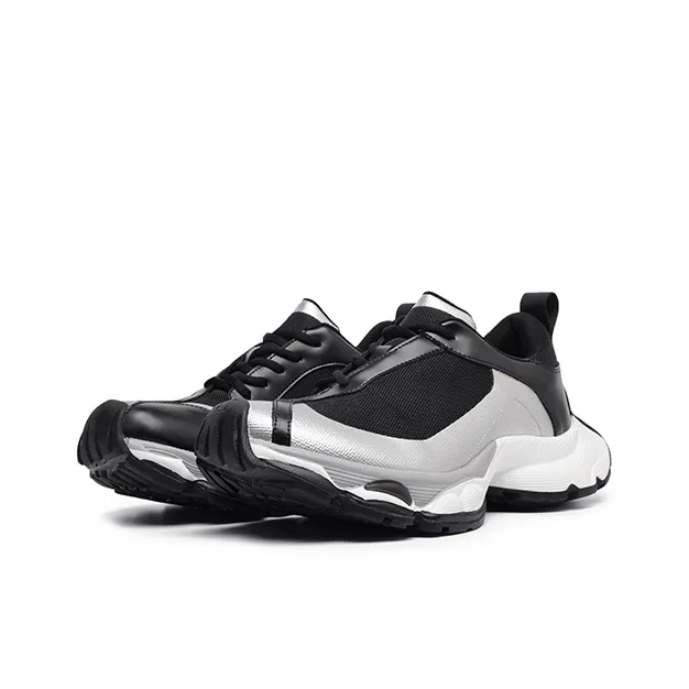 APRHE Slip Resistant, Breathable, Lightweight, Height Increasing Low Top Chunky Sneakers Unisex-2