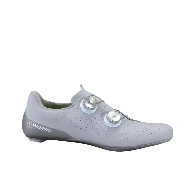 SPECIALIZED S Works Torch Shock Absorbers With Slip Resistant Features Low Top Cycling Shoes Unisex Gray-1