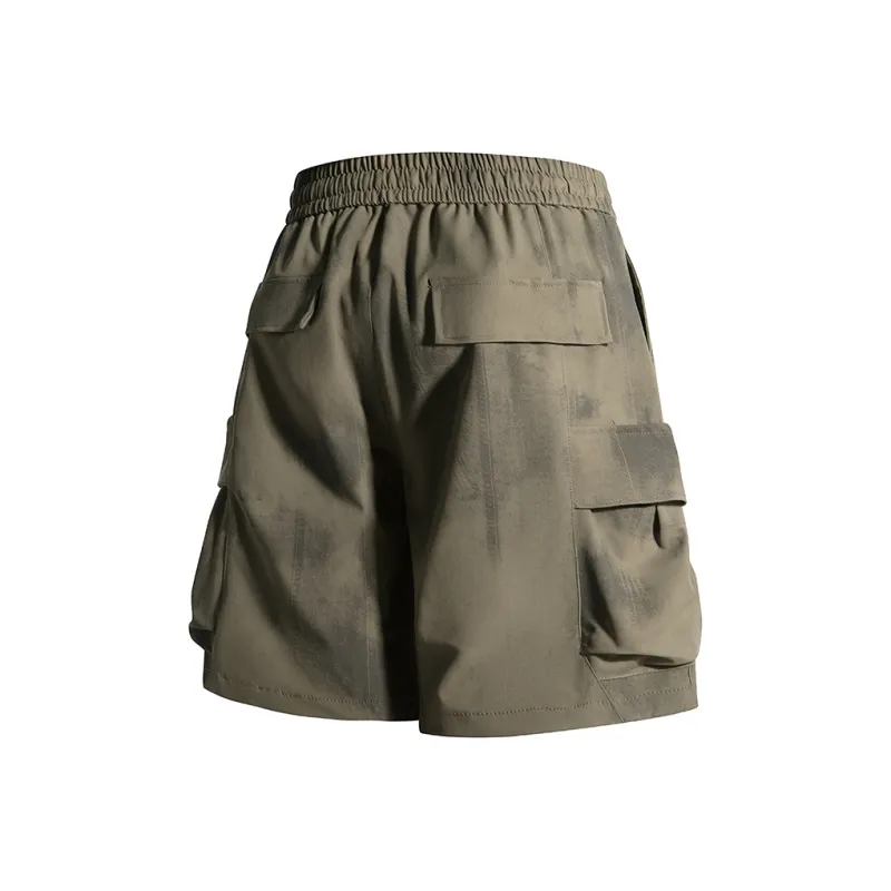 Warrior Huichao Riding The Wind Collection Cargo Shorts Unisex-7