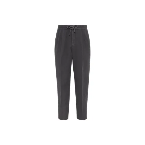 Brunello Cucinelli Garment dyed Linen Track Pants