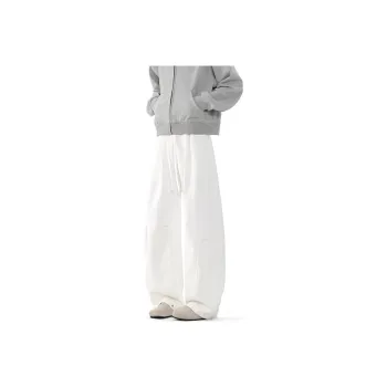 WHELVE Casual Pants Unisex White