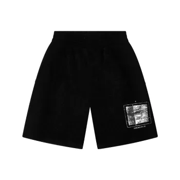 A COLD WALL* Foil Grid Track Shorts