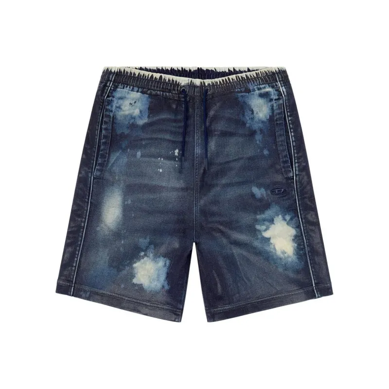 DIESEL Denim Shorts Men's Dark Blue-0