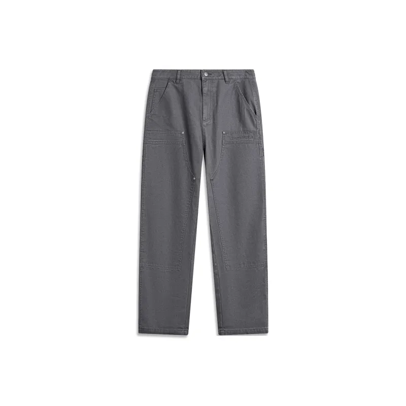 LiNing Casual Pants Men's Thunderstorm Gray-0