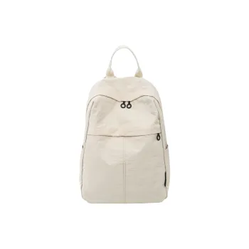 MOK Nylon Backpack Regular Unisex White/Black/Light Purple/Khaki/Green/Gray Purple