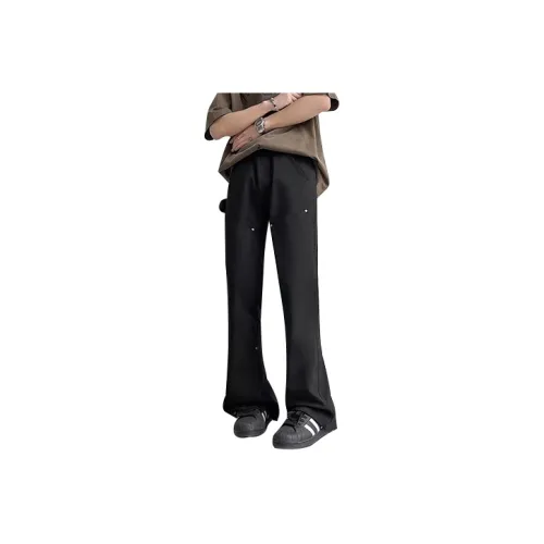 AMANDA BY Casual Pants Summer Unisex Black