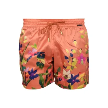 ETRO Floral Print Drawstring Swim Shorts
