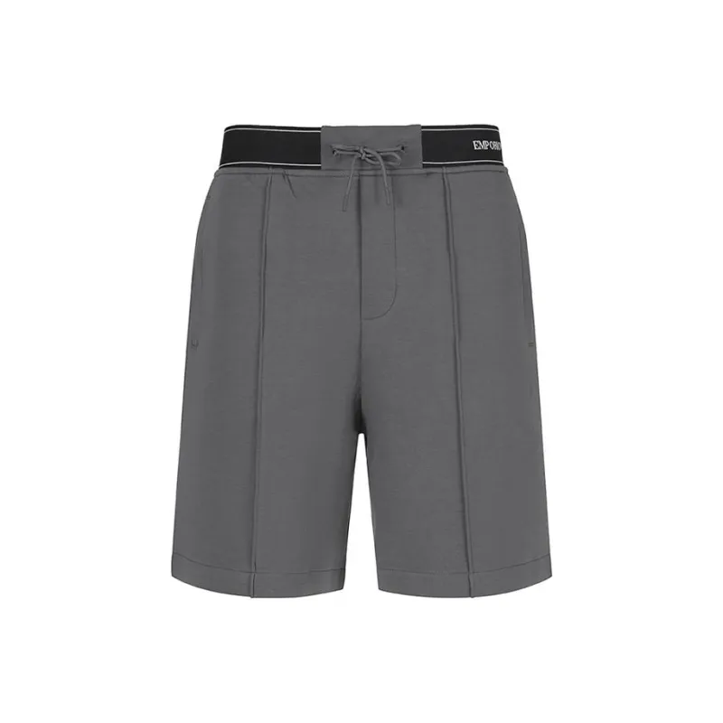 EMPORIO ARMANI Casual Shorts Men Iron Gray-0