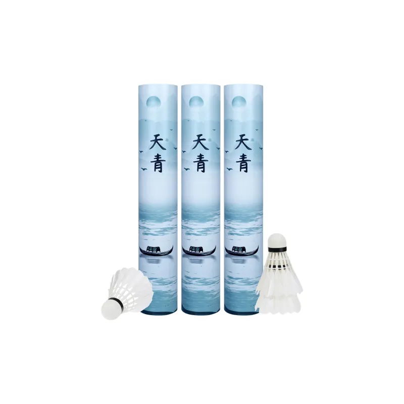 KUMPOO Azure 6 Pack 12 Pack Goose Feather Shuttlecocks-2
