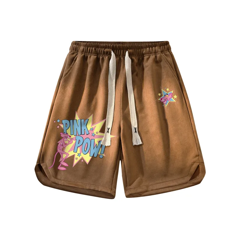PINK PANTHER Casual Shorts Unisex-8