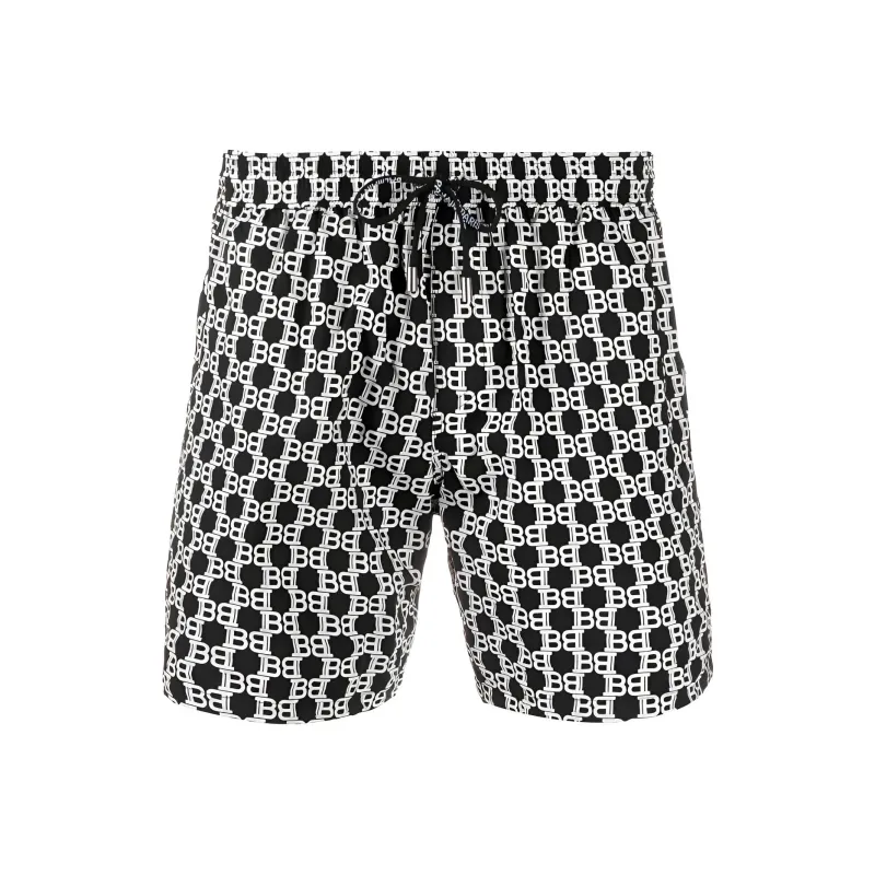 BALMAIN Casual Shorts Men Black-0