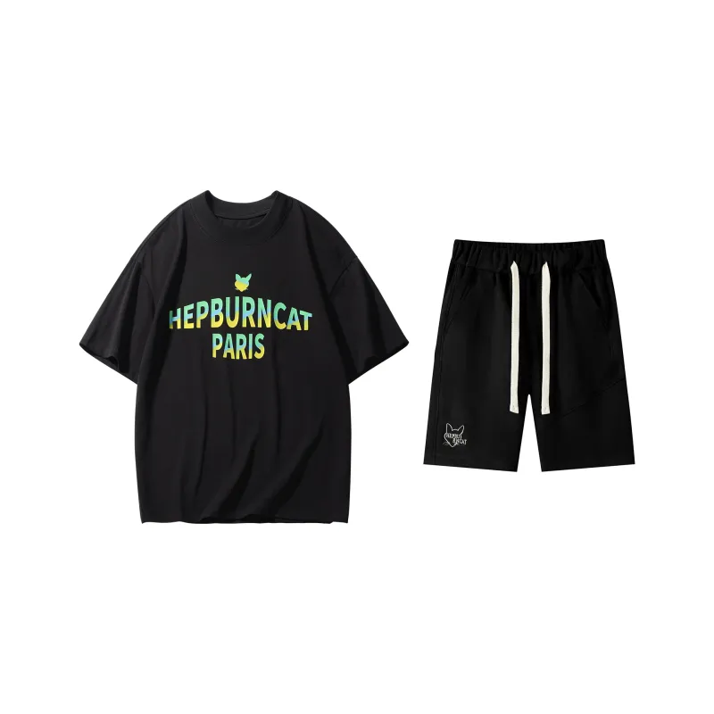 Hepburn Cat Casual Sportswear Unisex-0