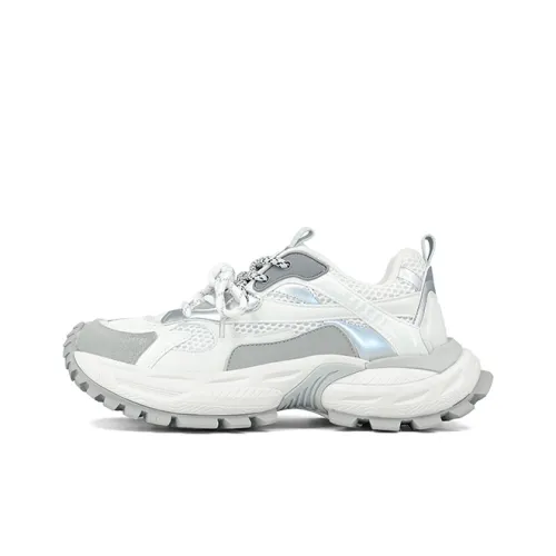 ZSBELLA Abrasion Resistant Breathable Slip Resistant Low Top Chunky Sneakers Men's
