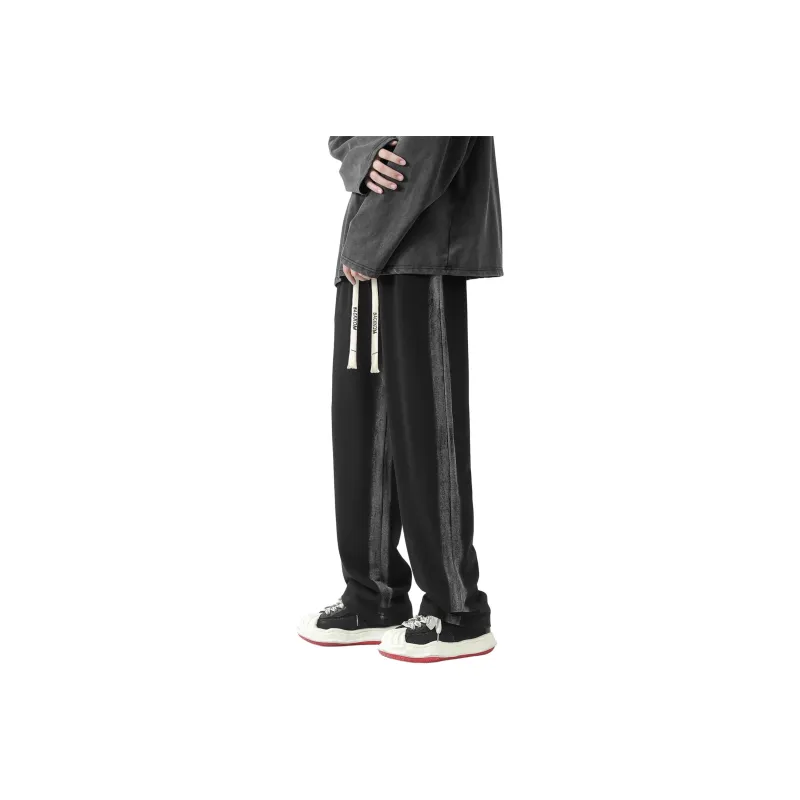David Bakken Casual Pants Unisex Black-0