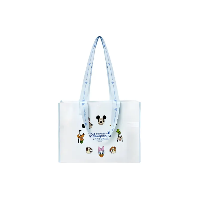 Disney Polyethylene Tote Bag, Shopping Bag, Shoulder Bag, Handbag Small Size Unisex Blue-3