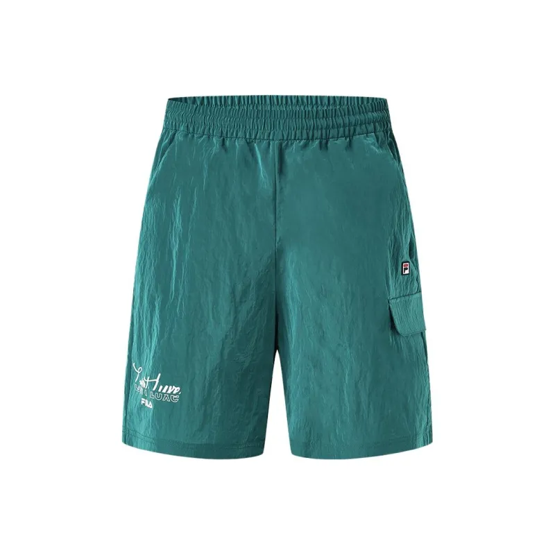 FILA Casual Shorts Men Resilient Aqua Green-0