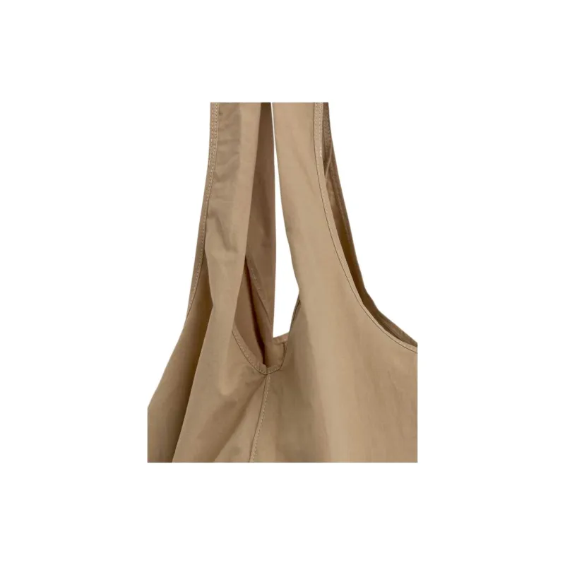 ARKET Cotton Tote Bag, Shopping Bag, Handbag Large Size Unisex Beige-2