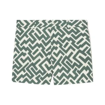 COS Swimming Shorts Men White Green