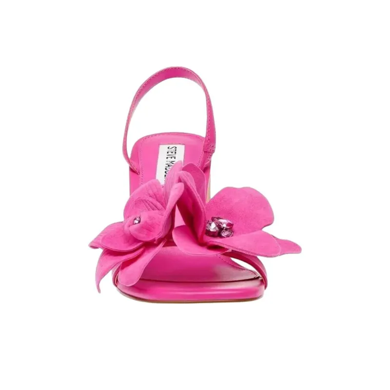 STEVE MADDEN Farrie One Strap Sandals Women's Pink-2
