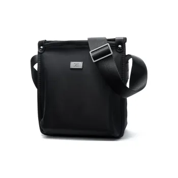 SEPTWOLVES Fabric Work Shoulder Bag, Crossbody Bag QPL Men's Black