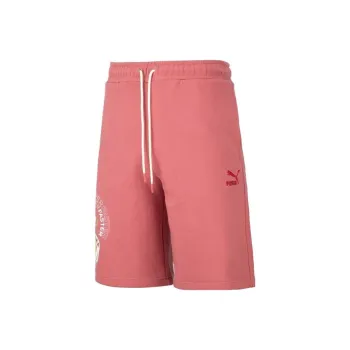 PUMA Casual Shorts Men Dark Pink