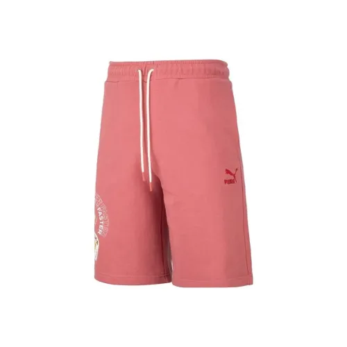 PUMA Casual Shorts Men Dark Pink