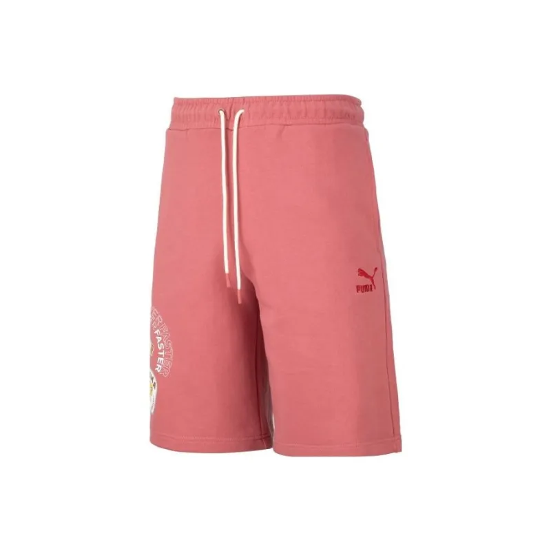 PUMA Casual Shorts Men's Dark Pink-0