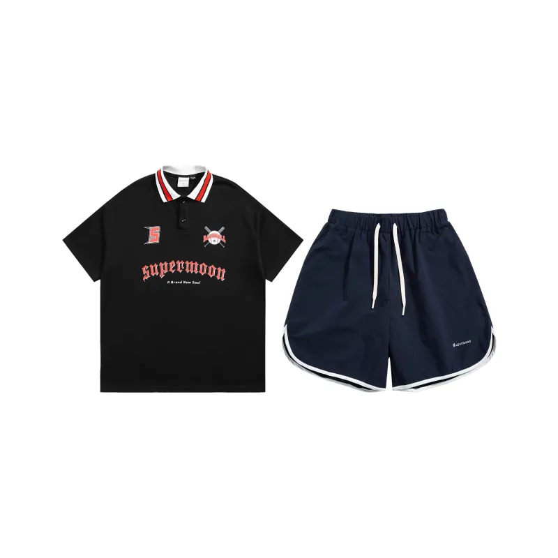 SUPERMOON Loose Fit Shorts Unisex-23