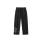 [Fall Winter Fleece-Lined]Black Pants with "Y" Letter Sign Logo on The Front Right Bottom of The Pants (Y Splatter Letter Logo)