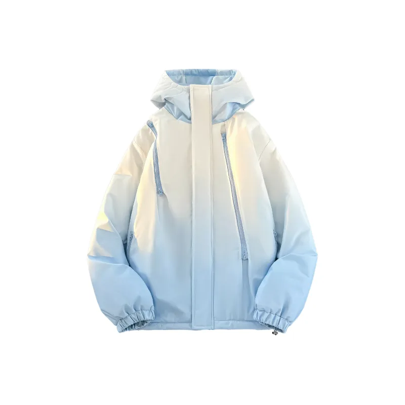 WARRIOR Ride The Wind And Waves Series Puffer Jackets Unisex-2