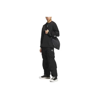Adidas SS25 Casual Pants Unisex Black Bright White