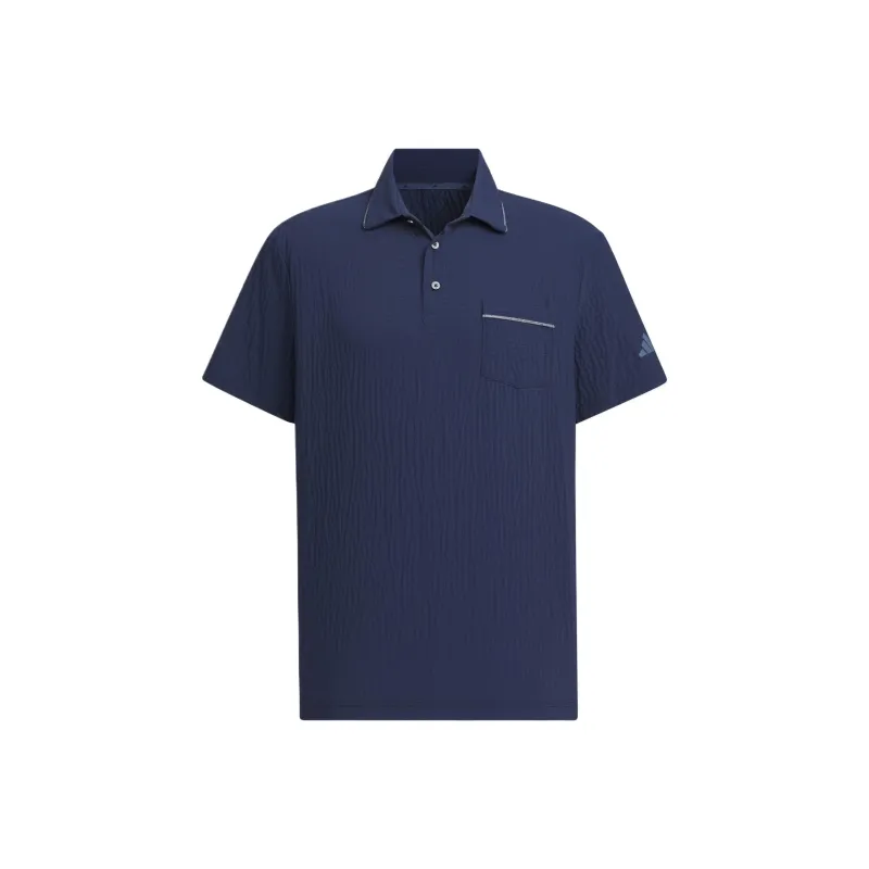 Adidas SEERSUCKER POLO SHIRT Polo Shirt Men's College Navy Color-0