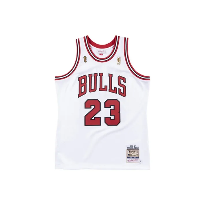 Mitchell & Ness Michael Jordan Chicago Bulls 1996 97 Home Authentic Nba Jersey-0