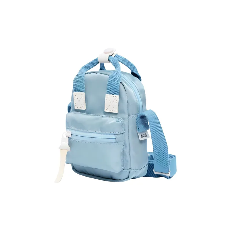 CANVAS REPUBLIC Polyester Cell Phone Pouch Shoulder Bag Crossbody Bag Mini Women's Momo Blue-1