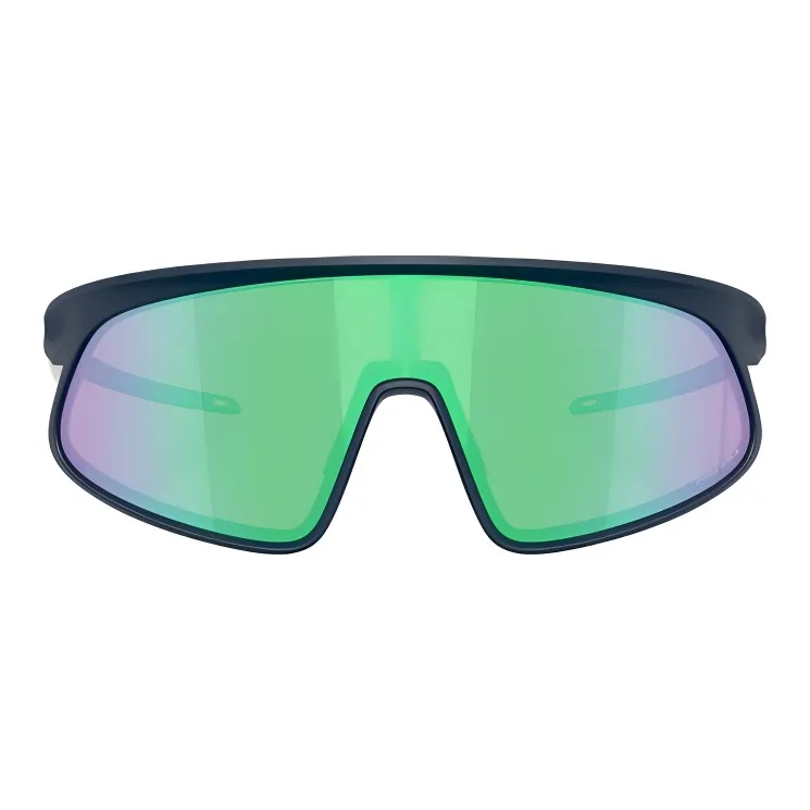 Oakley Plastic Irregular Shape Sunglasses Unisex Black-1