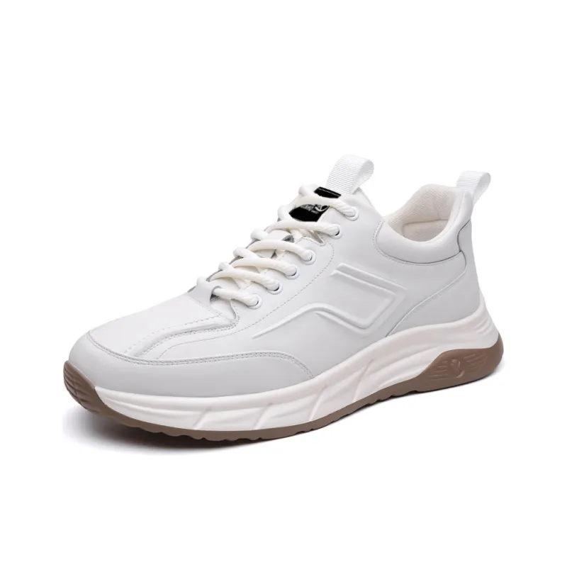 Jinho Casual Shoes Men Low Top Gray/Coffee-4