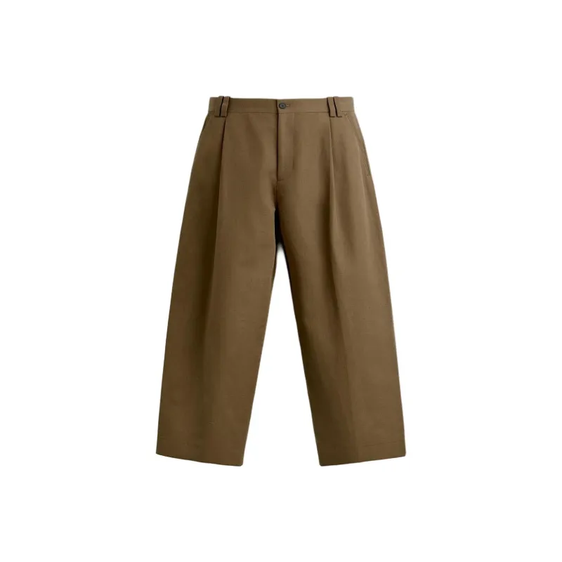 ZARA Casual Pants Men Brown-0