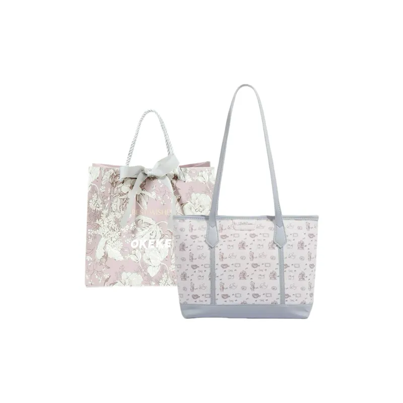 OKEKE PU Tote Bag, Shoulder Bag Unisex Multicolor-5