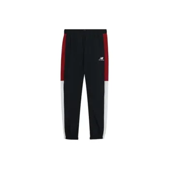 New Balance Sports Pants Men Black Red
