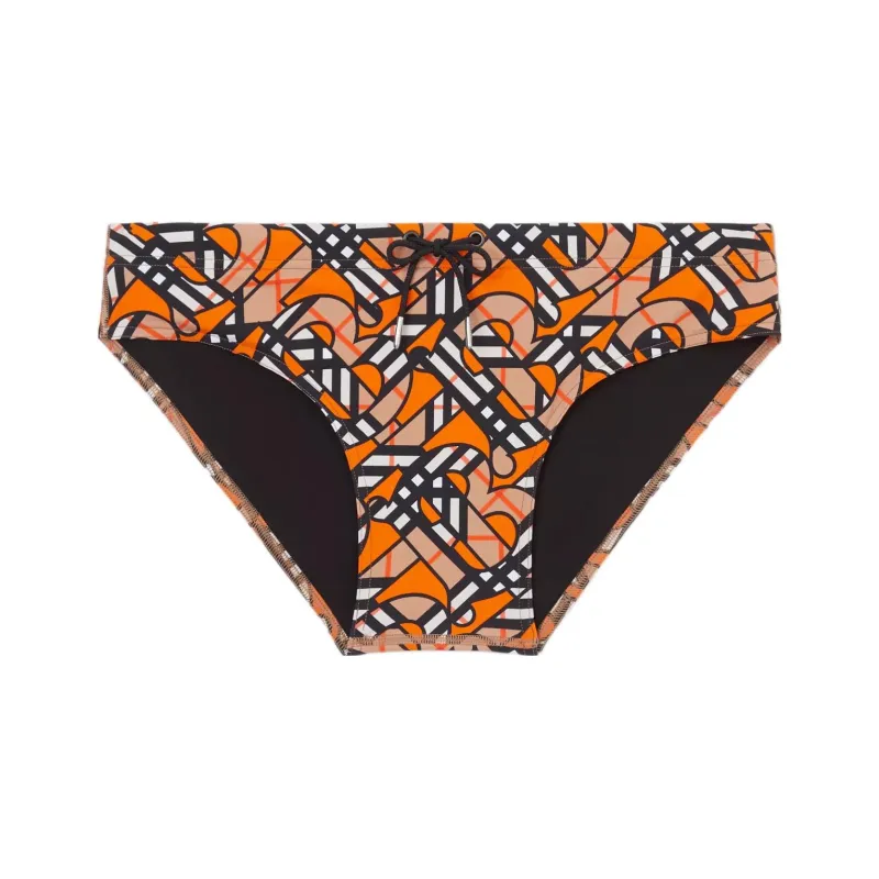 Burberry Monogram Print Swim Briefs-0