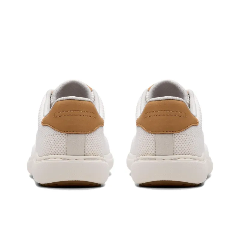 Clarks Nalle Walk Breathable Low Top Casual Shoes Women's White-4