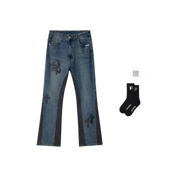 PILOTDRAGON P&D 24FW Jeans Unisex Dark Blue