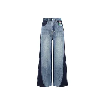 Valeria Obbaco Jeans Unisex Denim Blue
