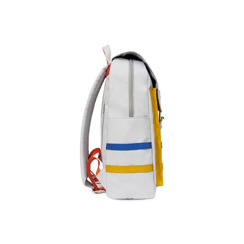 MR.ACE HOMME Polyester Laptop Bag Large Capacity Travel Backpack For Men Regular Unisex White-3