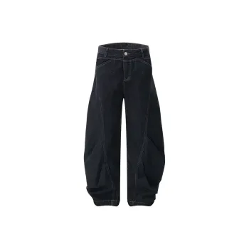 COOLALPACA Loose Fit Lantern Jeans Unisex