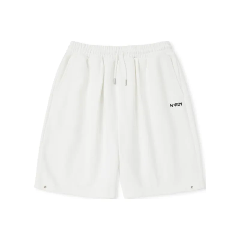 NERDY Casual Shorts Men's Gray White-0