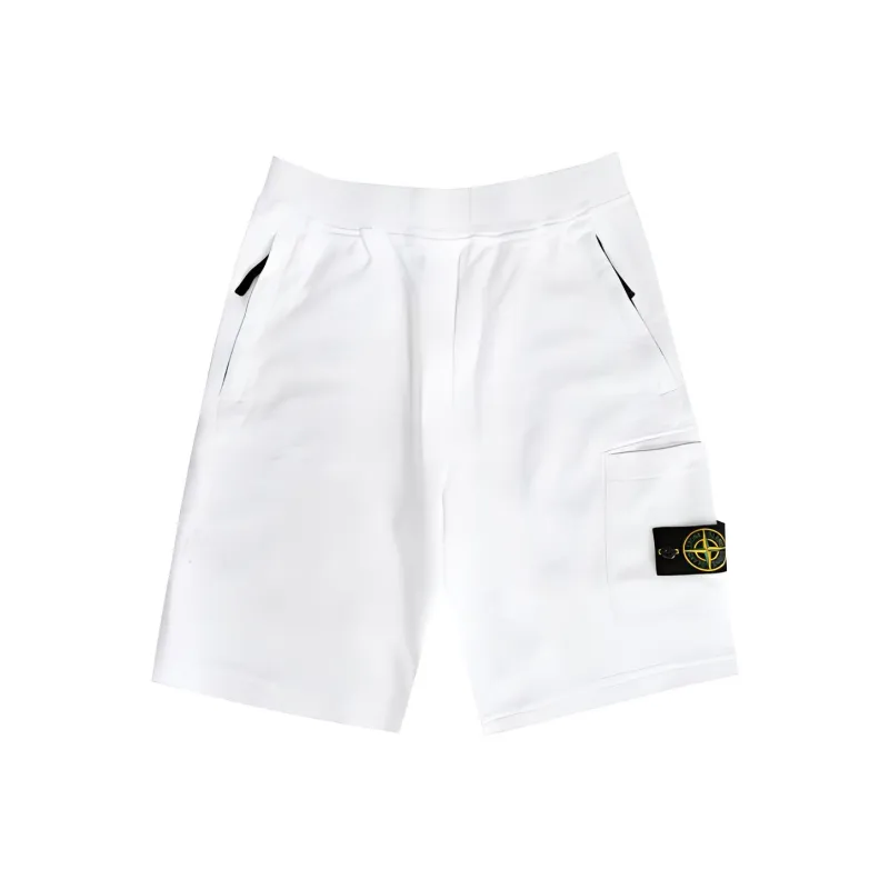 STONE ISLAND Side Logo patch Shorts-0