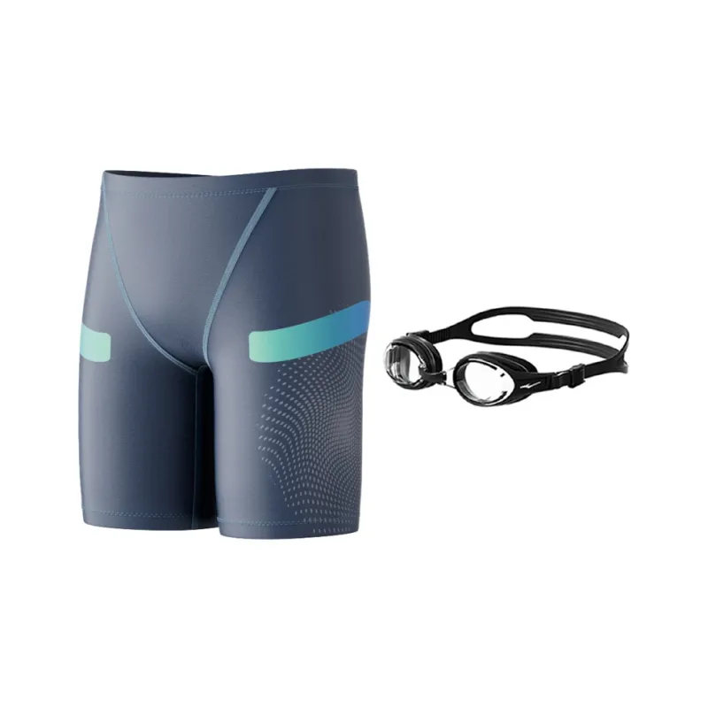 Erke Swimming Trunks Three-Piece Set Men's-10