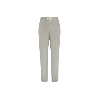 Brunello Cucinelli Drawstring waistband Tapered Trousers