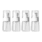 Travel 4 Pcs Set, Transparent 30ml[Lotion *2+Spray *2]with Refill Tool